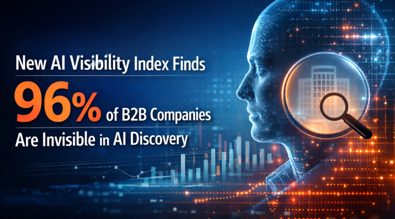 2X AI Innovation Lab: New AI Visibility Index Finds 96 Percent of B2B Companies Are Invisible in AI Discovery