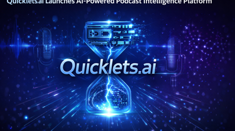 Quicklets.ai Launches AI-Powered Podcast Intelligence Platform That Transforms Hours of Audio Into Actionable Summaries in Seconds