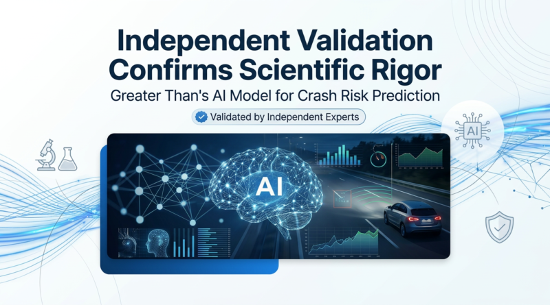 Independent Validation Confirms Scientific Rigor of Greater Than's AI Model for Crash Risk Prediction